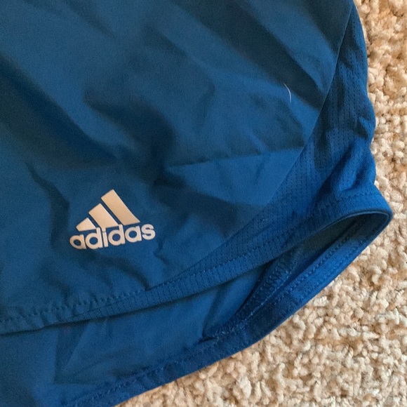 Dark teal adidas athletic shorts - Picture 3 of 3